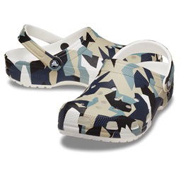 Geo Camo Clog Unisex Çok Renkli Günlük Stil Terlik 211009_94S