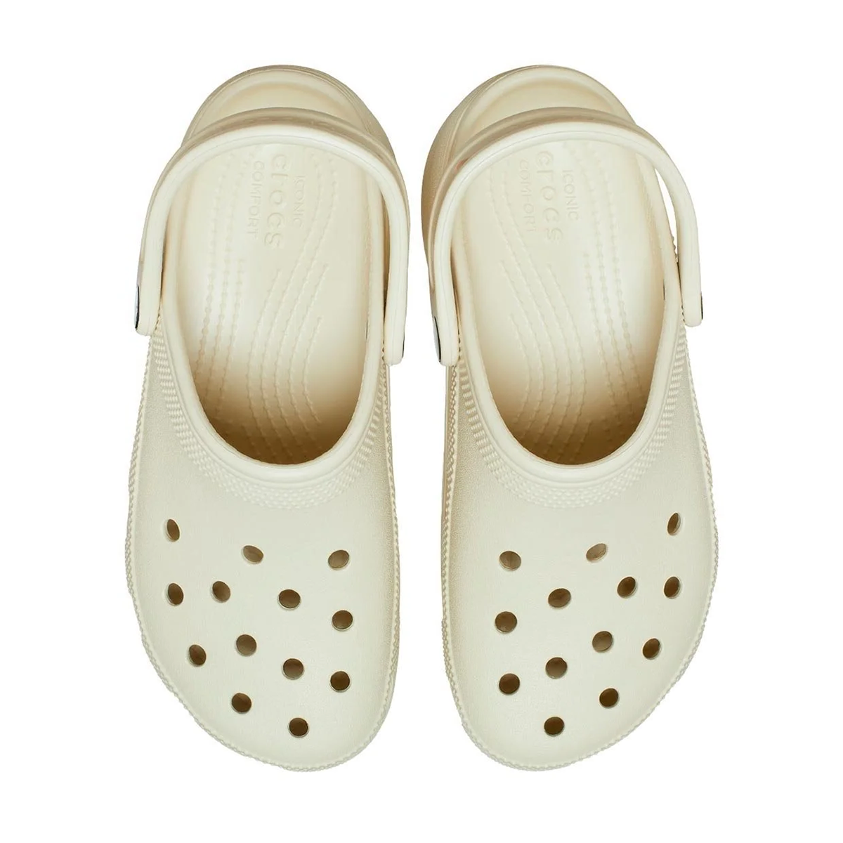 Classic Platform Clog Kadın Bej Günlük Stil Terlik 206750_2Y2