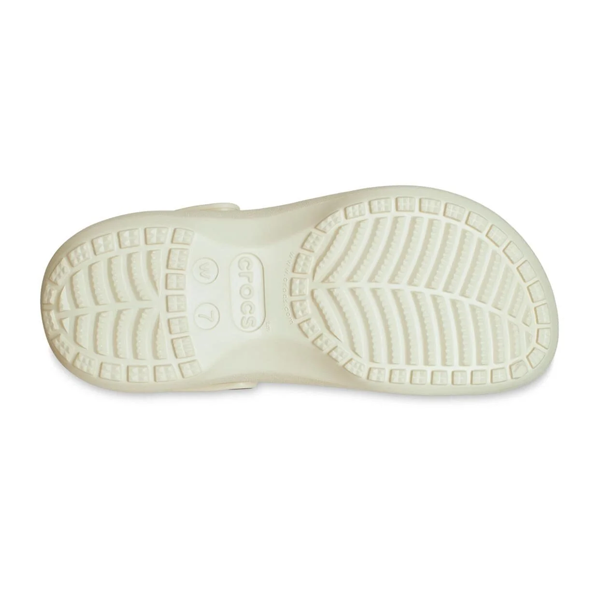 Classic Platform Clog Kadın Bej Günlük Stil Terlik 206750_2Y2
