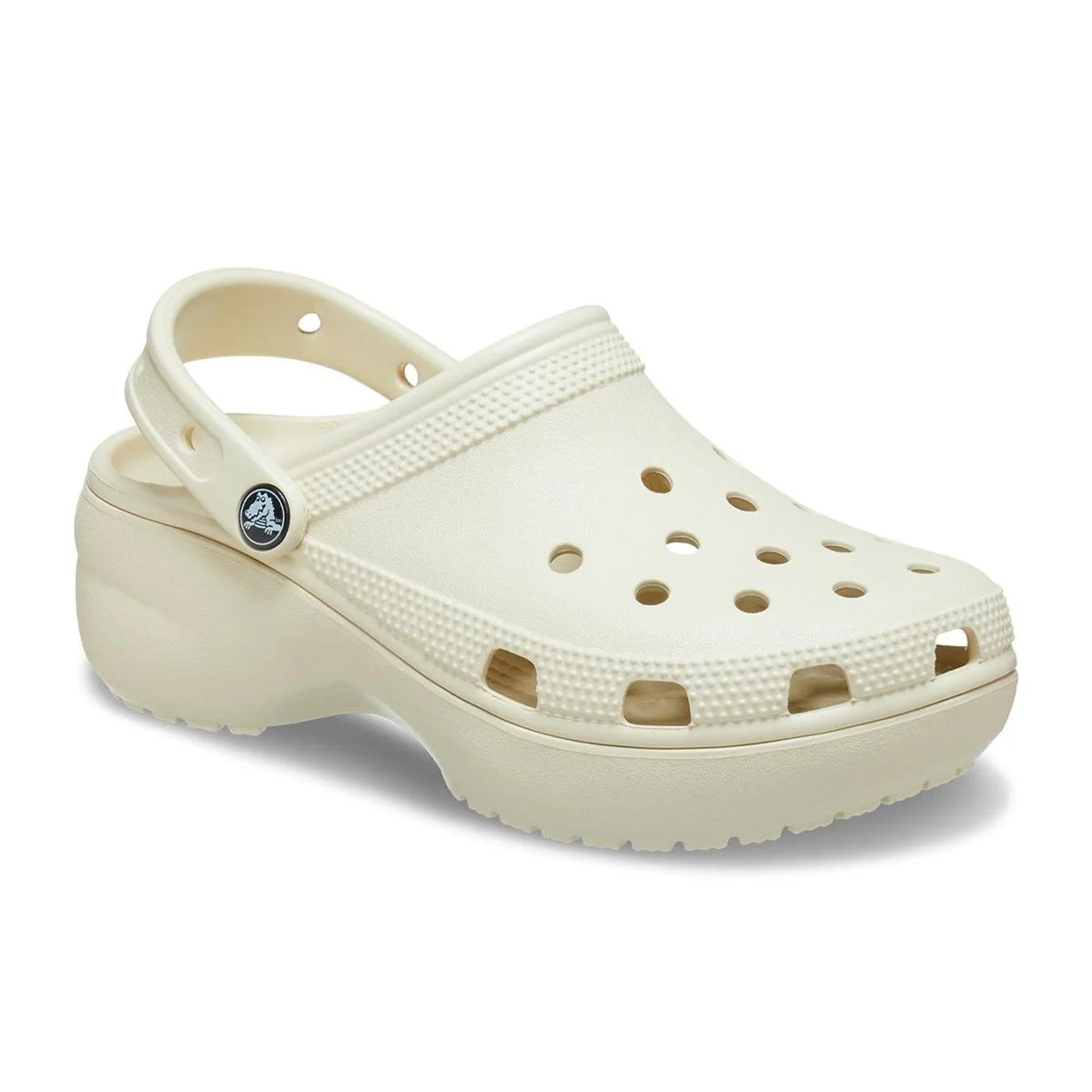 Classic Platform Clog Kadın Bej Günlük Stil Terlik 206750_2Y2