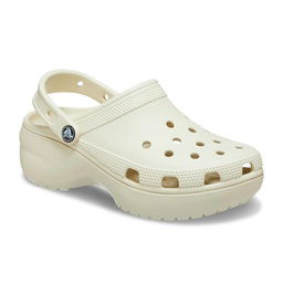 Classic Platform Clog Kadın Bej Günlük Stil Terlik 206750_2Y2