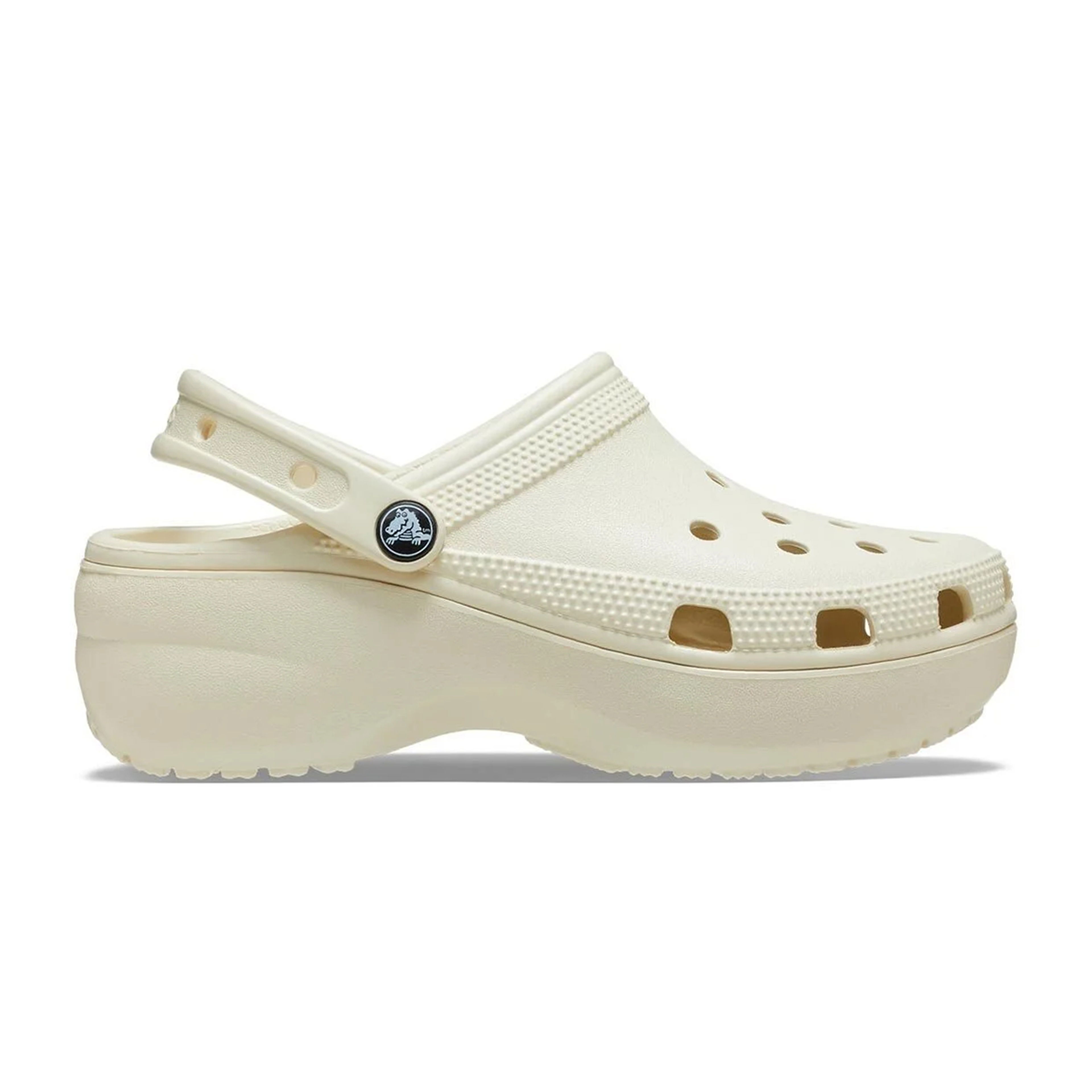 Classic Platform Clog Kadın Bej Günlük Stil Terlik 206750_2Y2