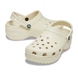 Classic Platform Clog Kadın Bej Günlük Stil Terlik 206750_2Y2