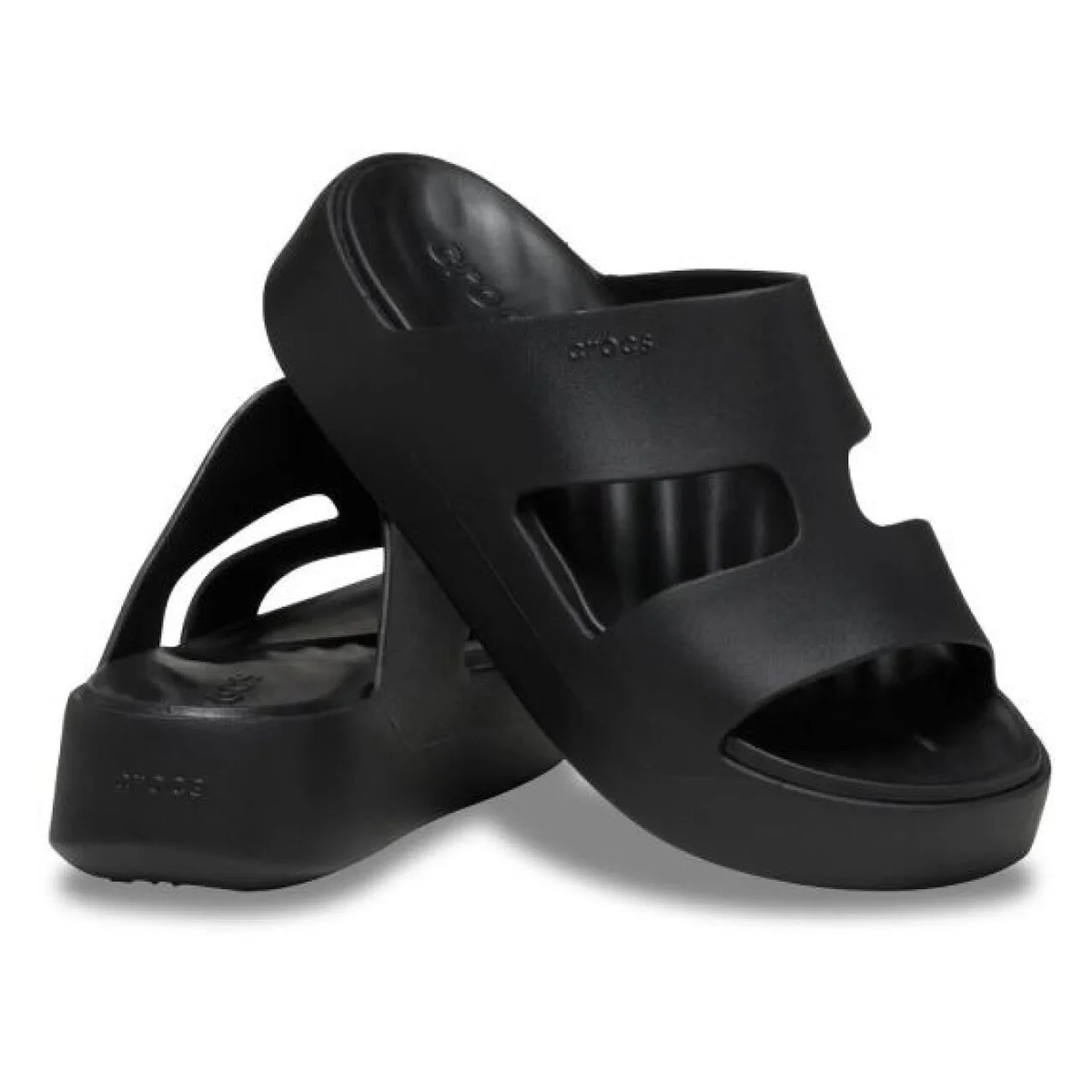 Getaway Platform H-Strap Kadın Siyah Günlük Stil Terlik 209409_001