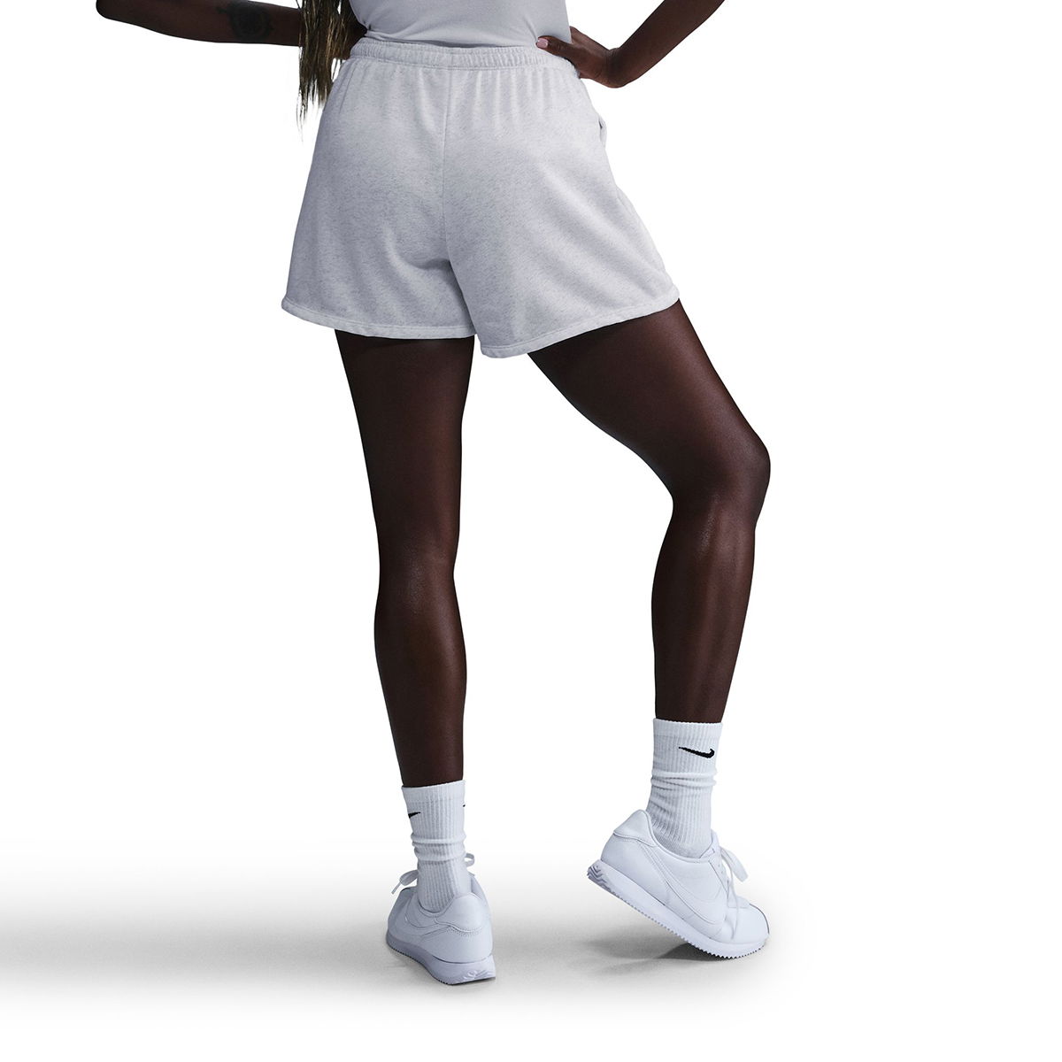 Chill French Terry MR 4" Kadın Gri Tenis Şortu HF6940-051