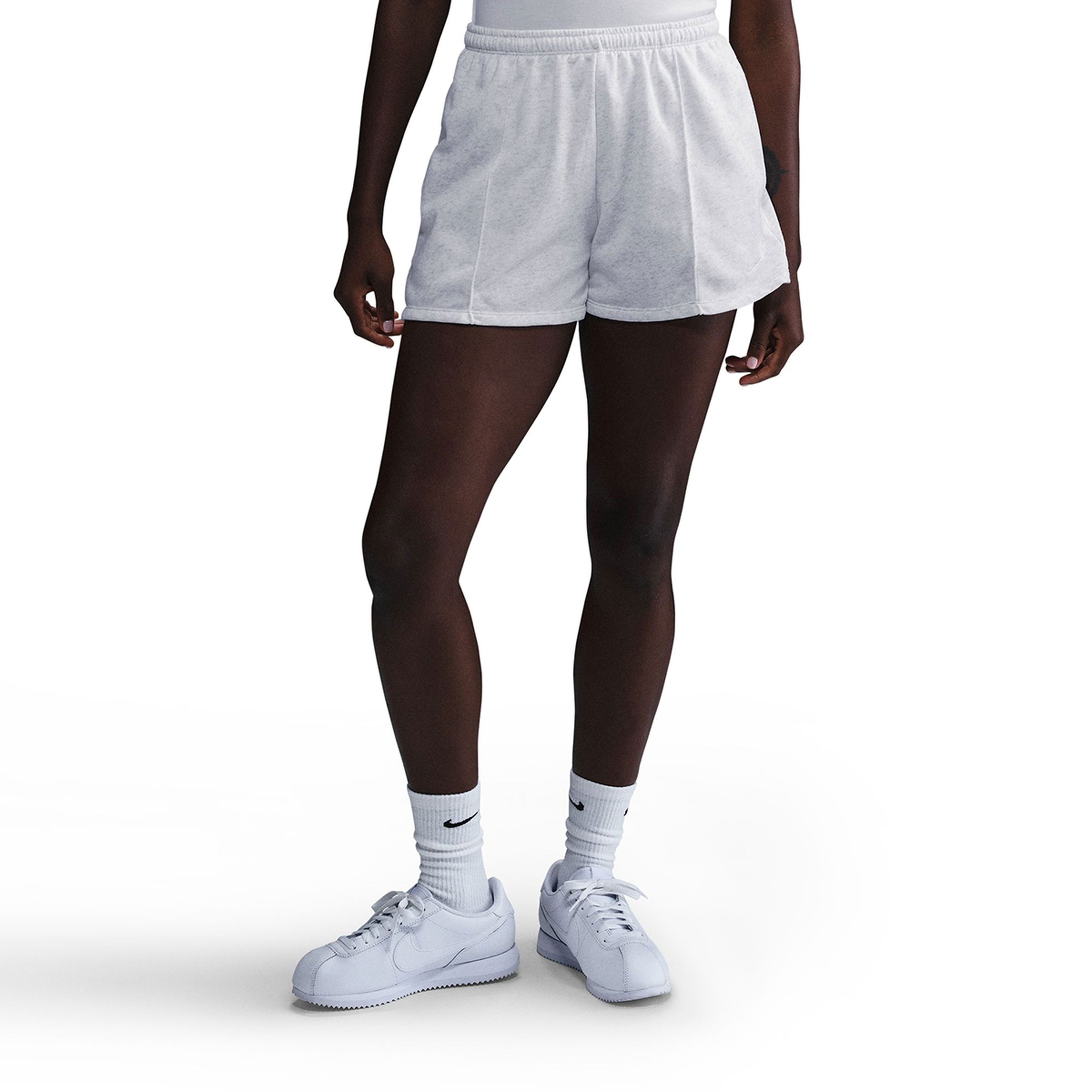 Chill French Terry MR 4" Kadın Gri Tenis Şortu HF6940-051