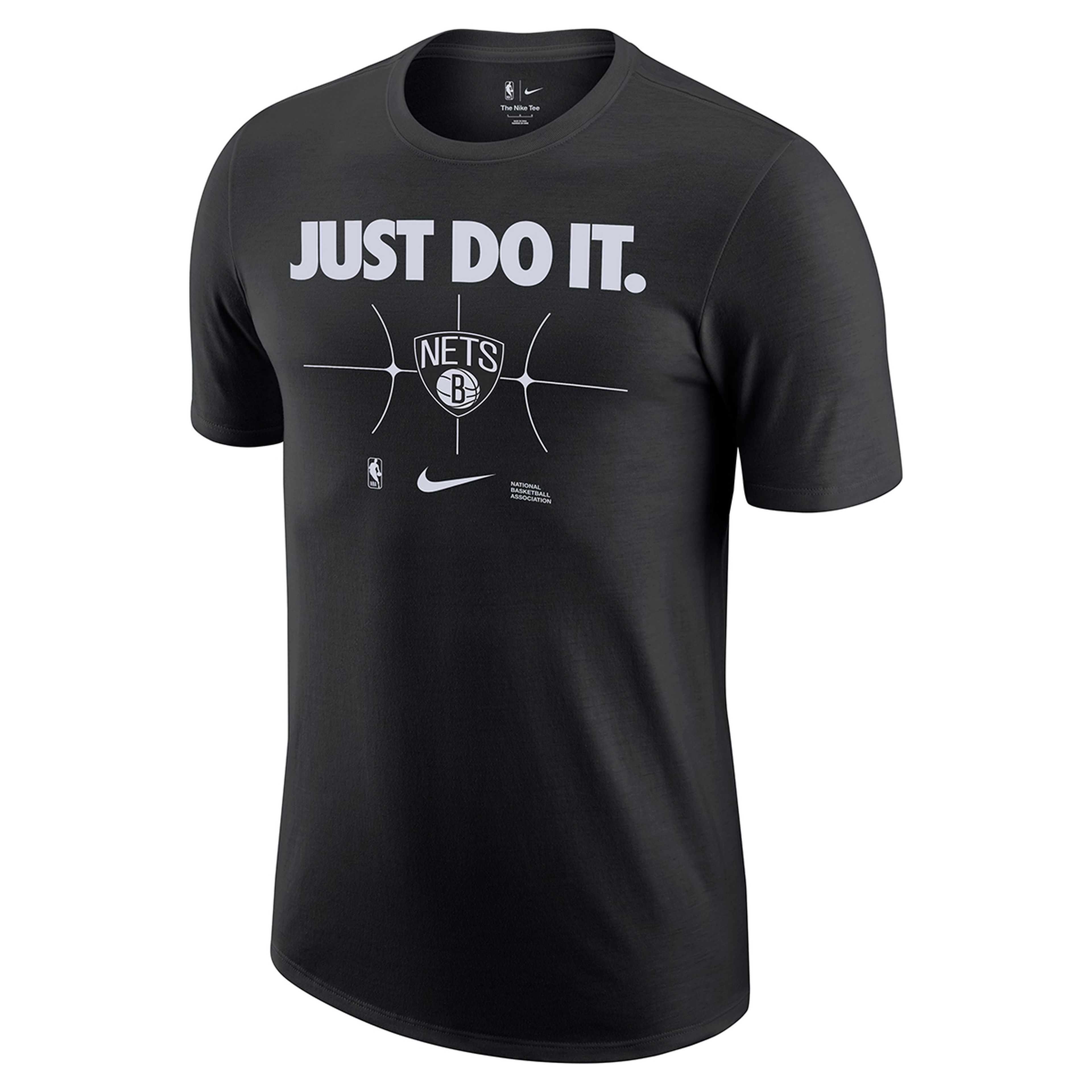 Brooklyn Nets Erkek Siyah Basketbol T-Shirt FQ6265-010
