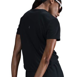 Tempo Dri-Fit Kadın Siyah Koşu T-Shirt HQ0648-010