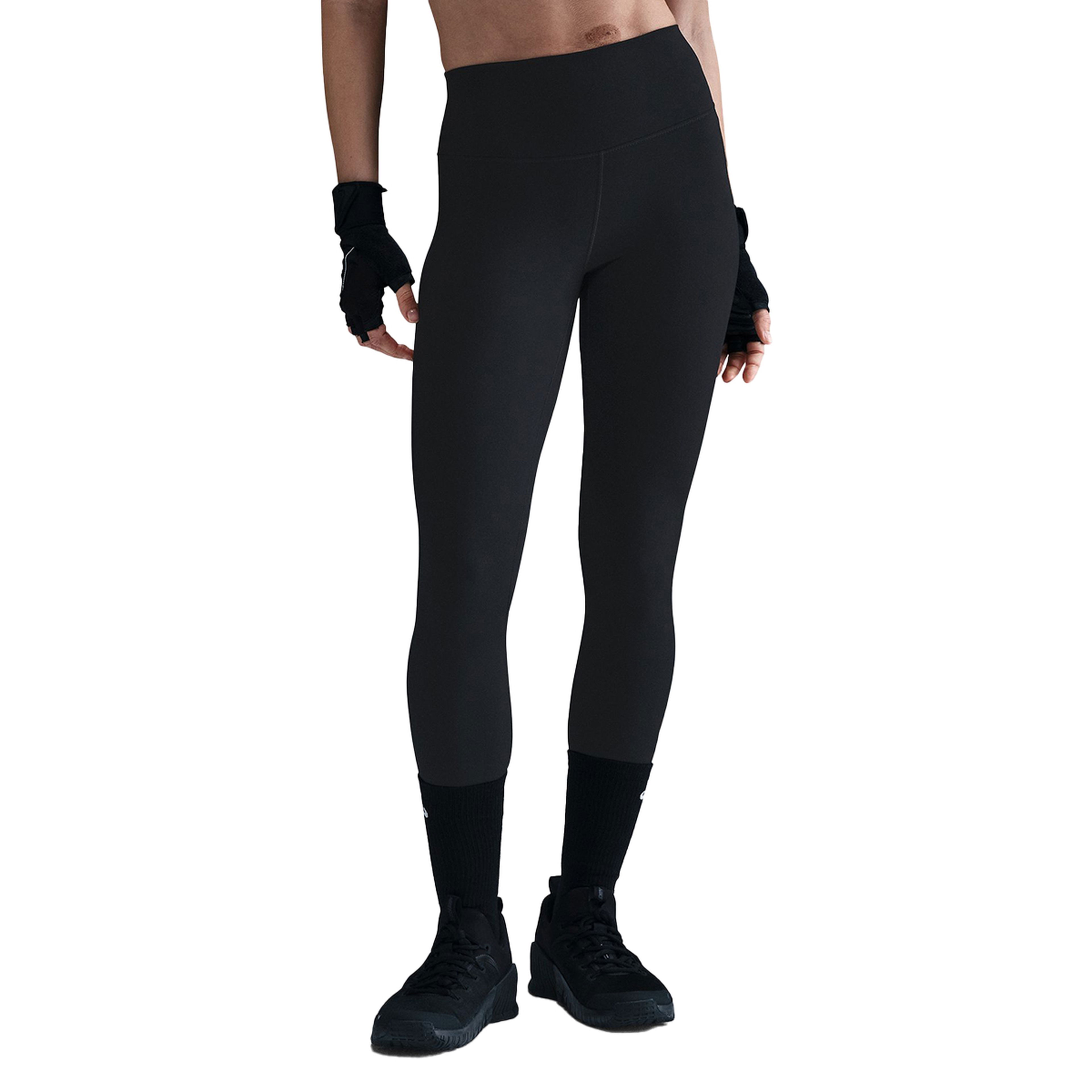 One Dri-Fit Kadın Siyah Antrenman Tayt IB9382-010