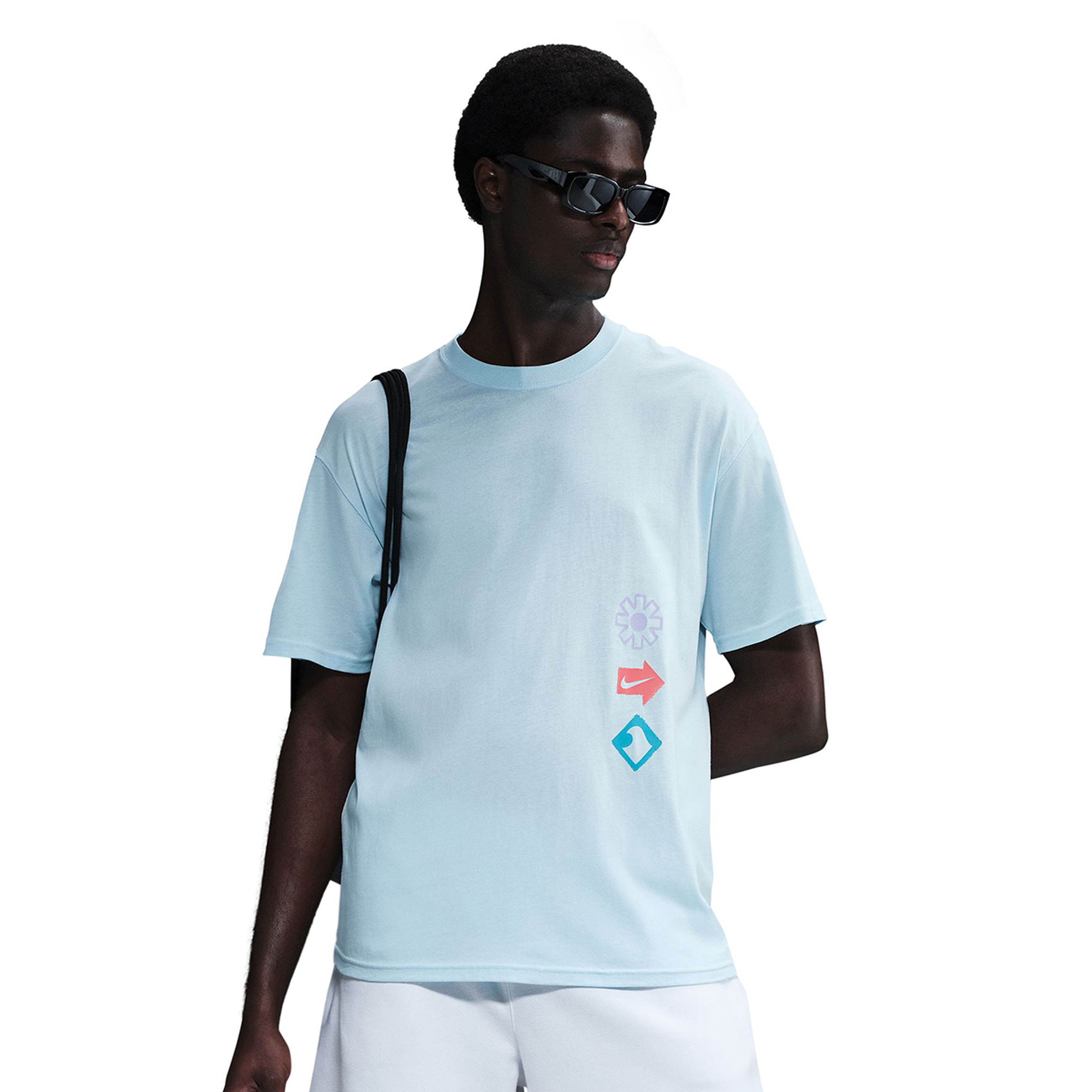 M90 Oc Erkek Mavi Günlük Stil T-Shirt HJ0762-474
