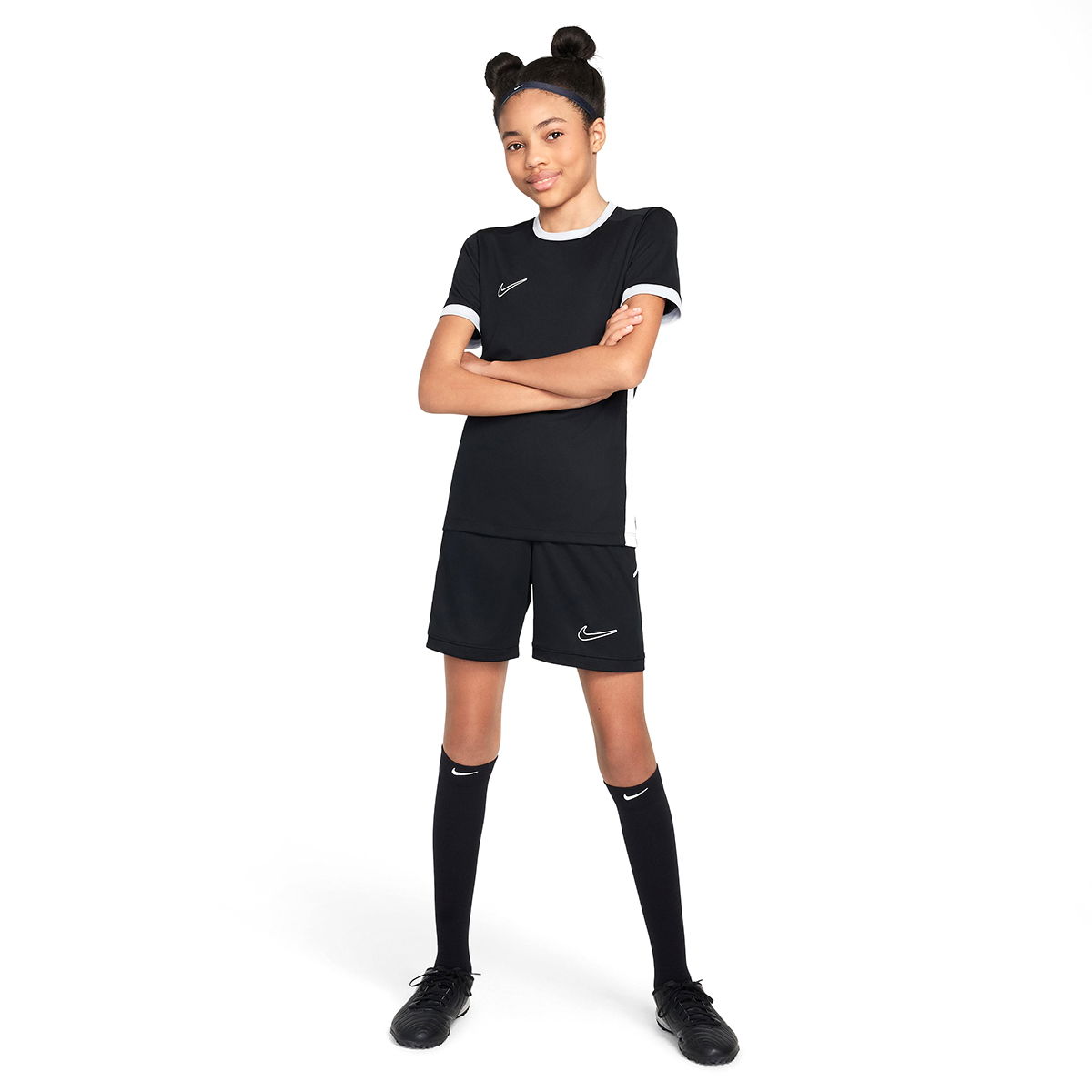 Academy Dri-Fit Çocuk Siyah Futbol Şort HJ3718-010