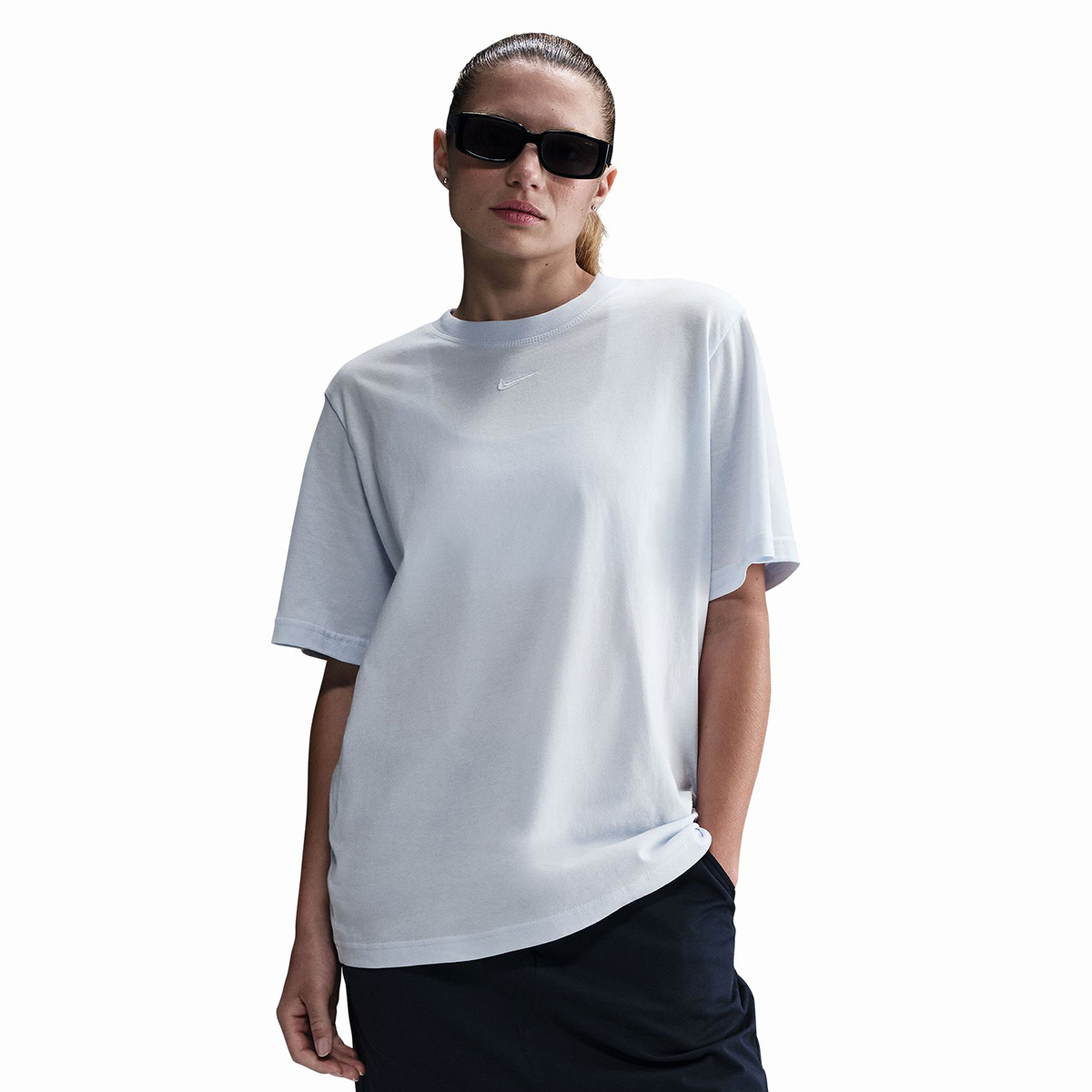 Essential Kadın Mavi Günlük Stil T-Shirt FD4149-423