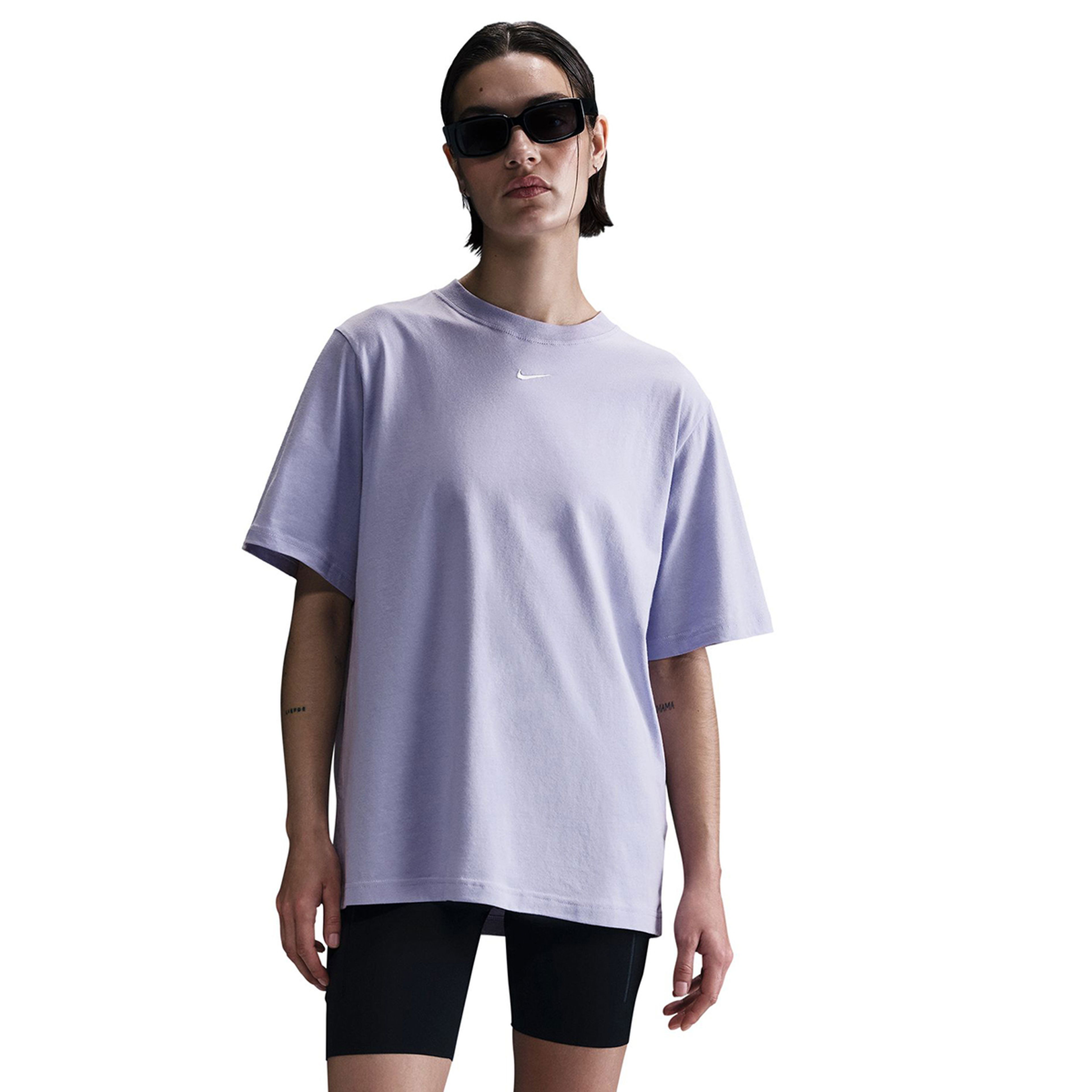 Essential Kadın Mor Günlük Stil T-Shirt FD4149-533