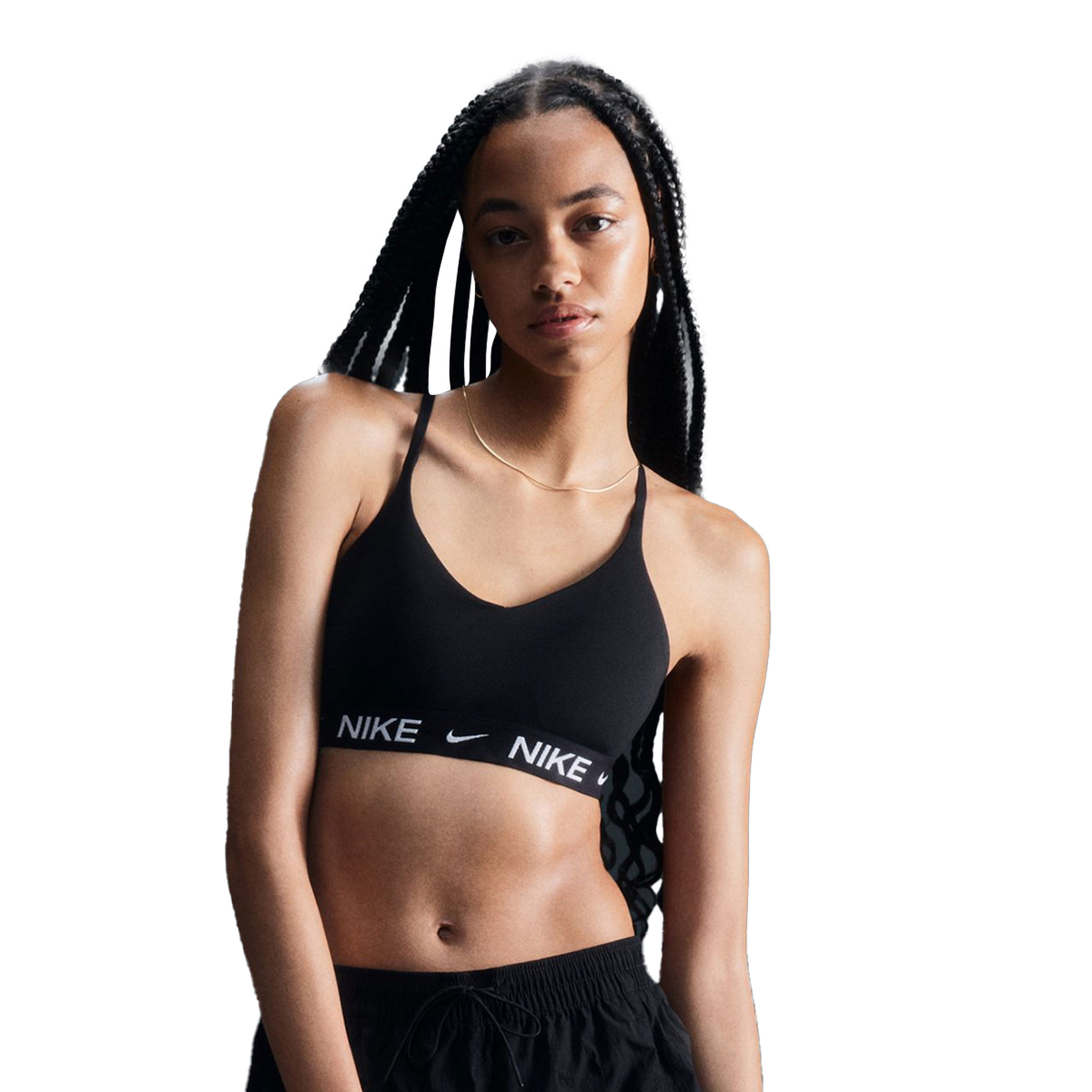 Indy Dri-Fit Kadın Siyah Antrenman Sporcu Sütyeni FD1062-011