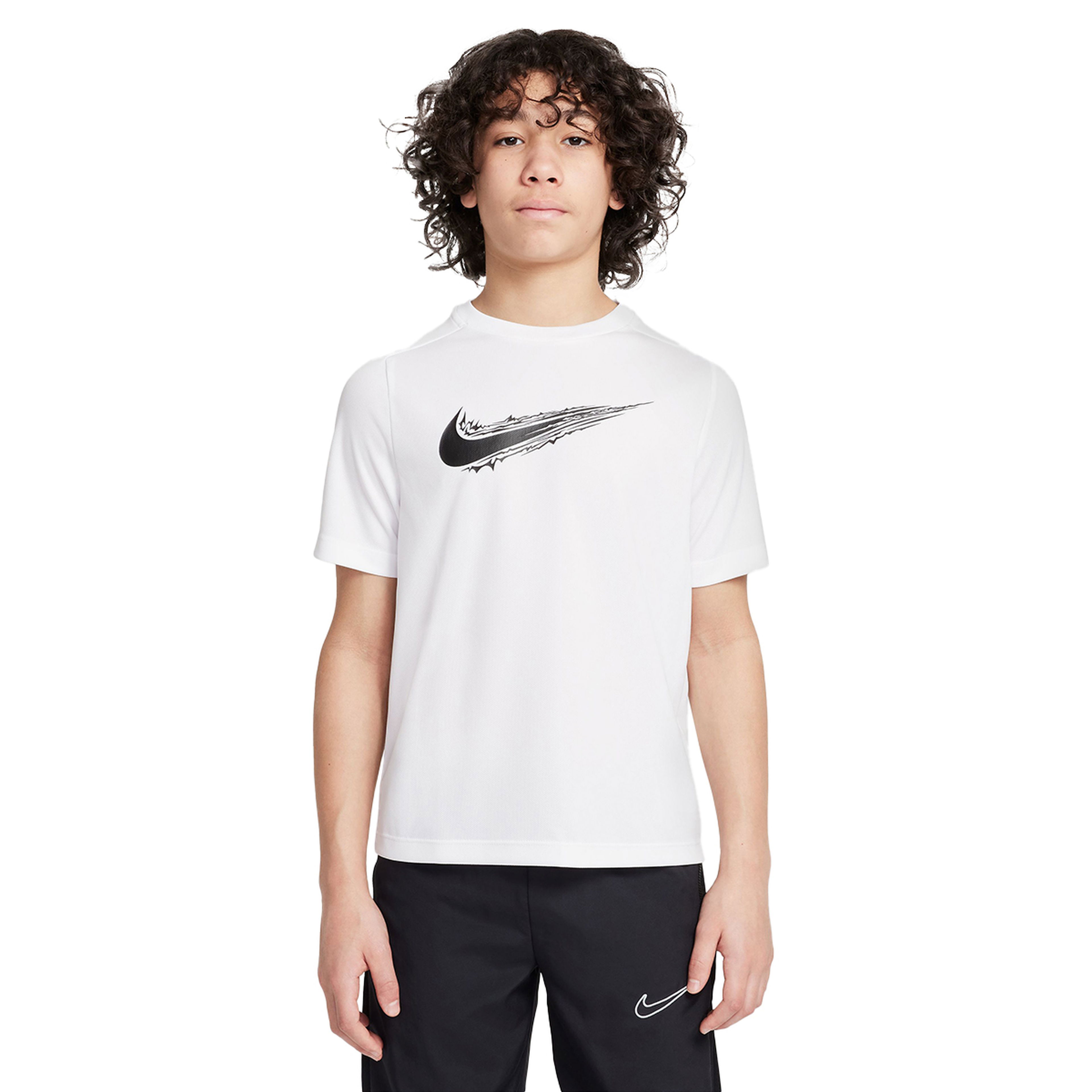 Multi Dri-Fit Çocuk Beyaz Antrenman T-Shirt HF8100-100